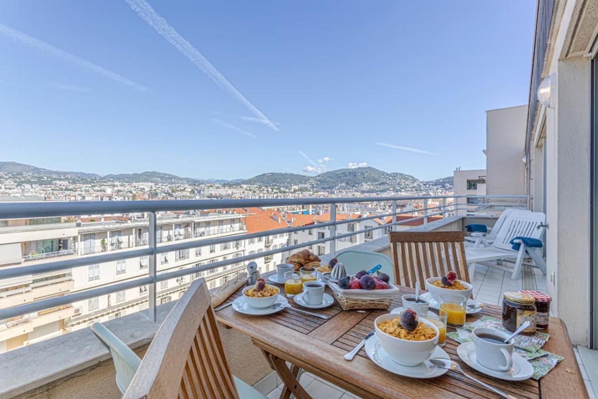 Palais Med - Palais Mediterraneen - Panoramic View Nizza Kültér fotó